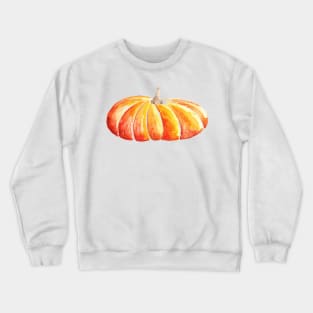 Fall Watercolor Pumpkin Crewneck Sweatshirt